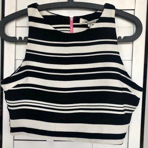 ANNABELLA FRANCESCA’S STRIPED CROP TOP SIZE M